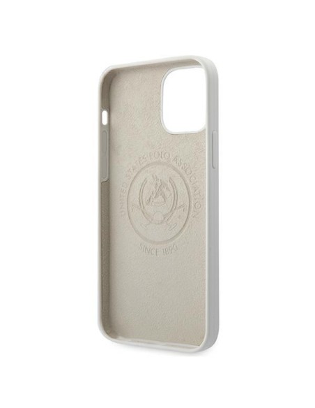 JAV Polo Assn byla Silikono kolekcija iPhone 12 Pro Max - balta JAV Polo Assn byla Silikono kolekcija iPhone 12 Pro Max - balta